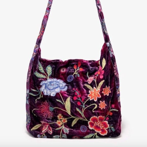 Johnny Was Multicolor Floral Tote Bag - Picture 1 of 9